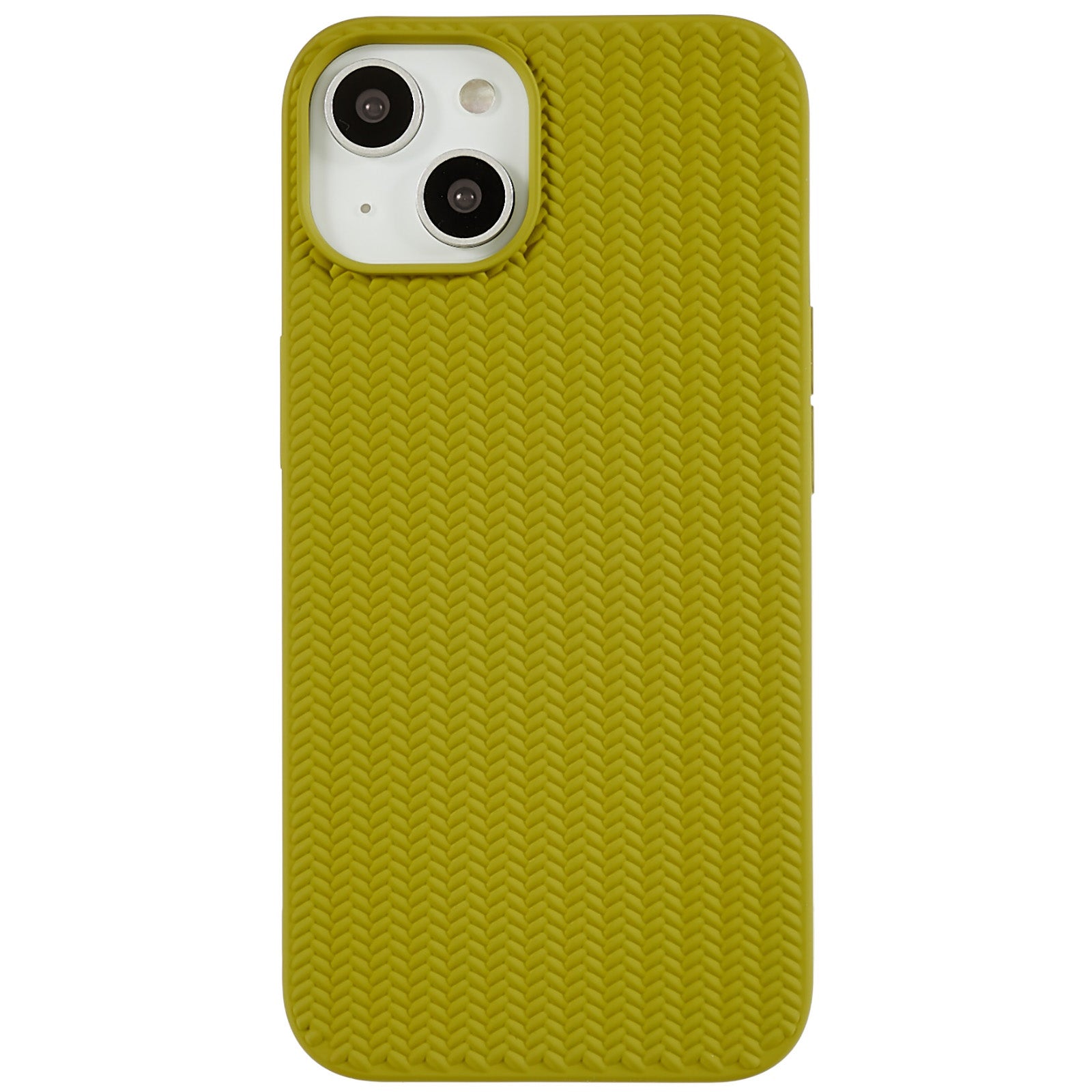 For iPhone 14 Plus Knitted Texture Anti-Slip Phone Case Reinforced Corners Soft TPU Scratch-Resistant Cover For iPhone 14 Plus Knitted Texture Anti-Slip Phone Case Reinforced Corners Soft TPU Scratch-Resistant Cover